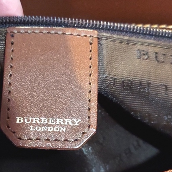 Burberry Bag Mini Tote Protected Canvas and double leather handles - Picture 2 of 7